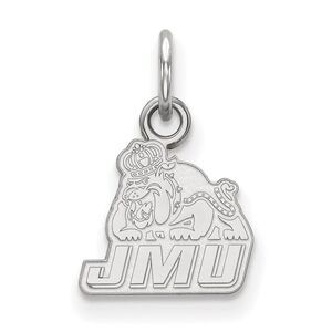 10k White Gold James Madison U XS (Tiny) Charm or Pendant